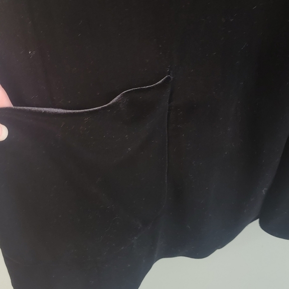 Joan Vass‎ Black Velvet Career Blazer Size 3p 16 - Picture 7 of 9